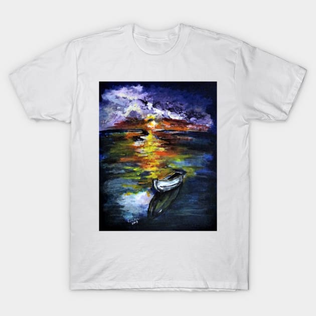 Colorful Sunrise T-Shirt by cjkell